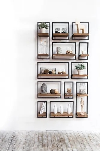 Maranta Wooden Five Wall Shelf 
