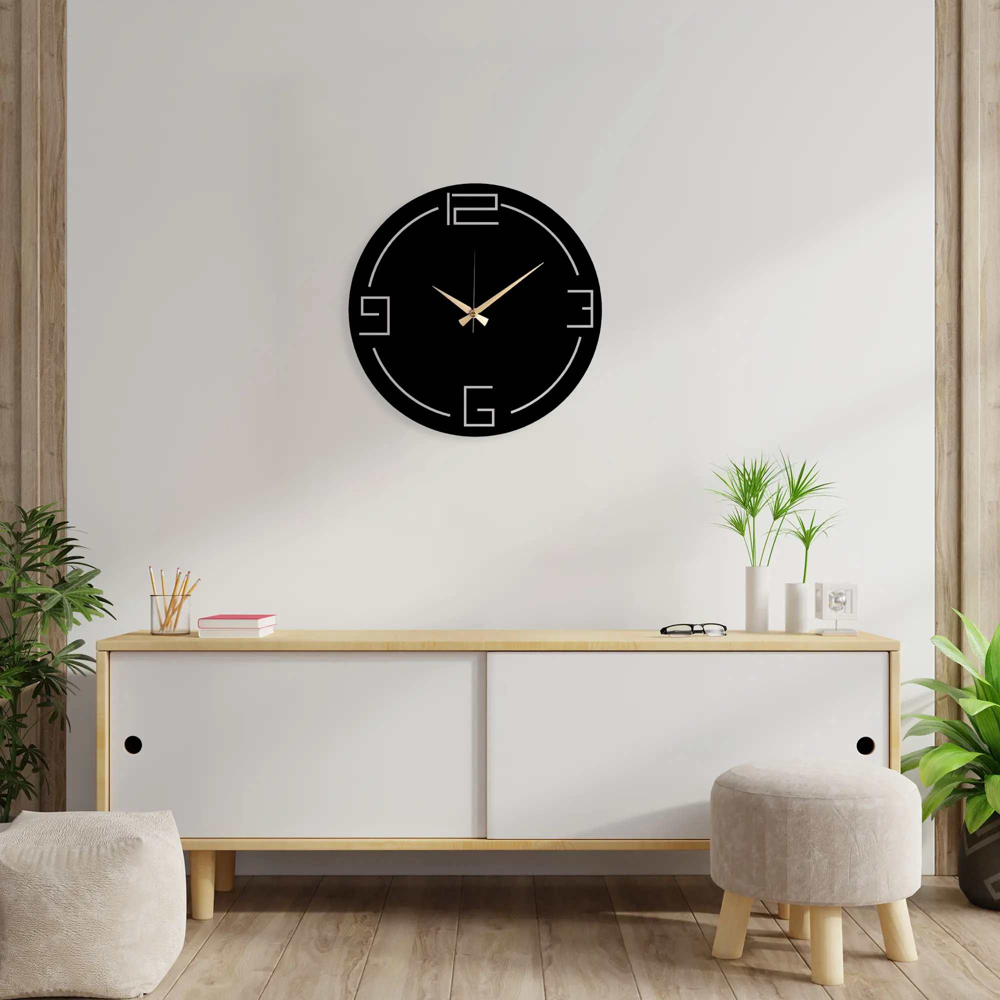 Carnap Metal Clock