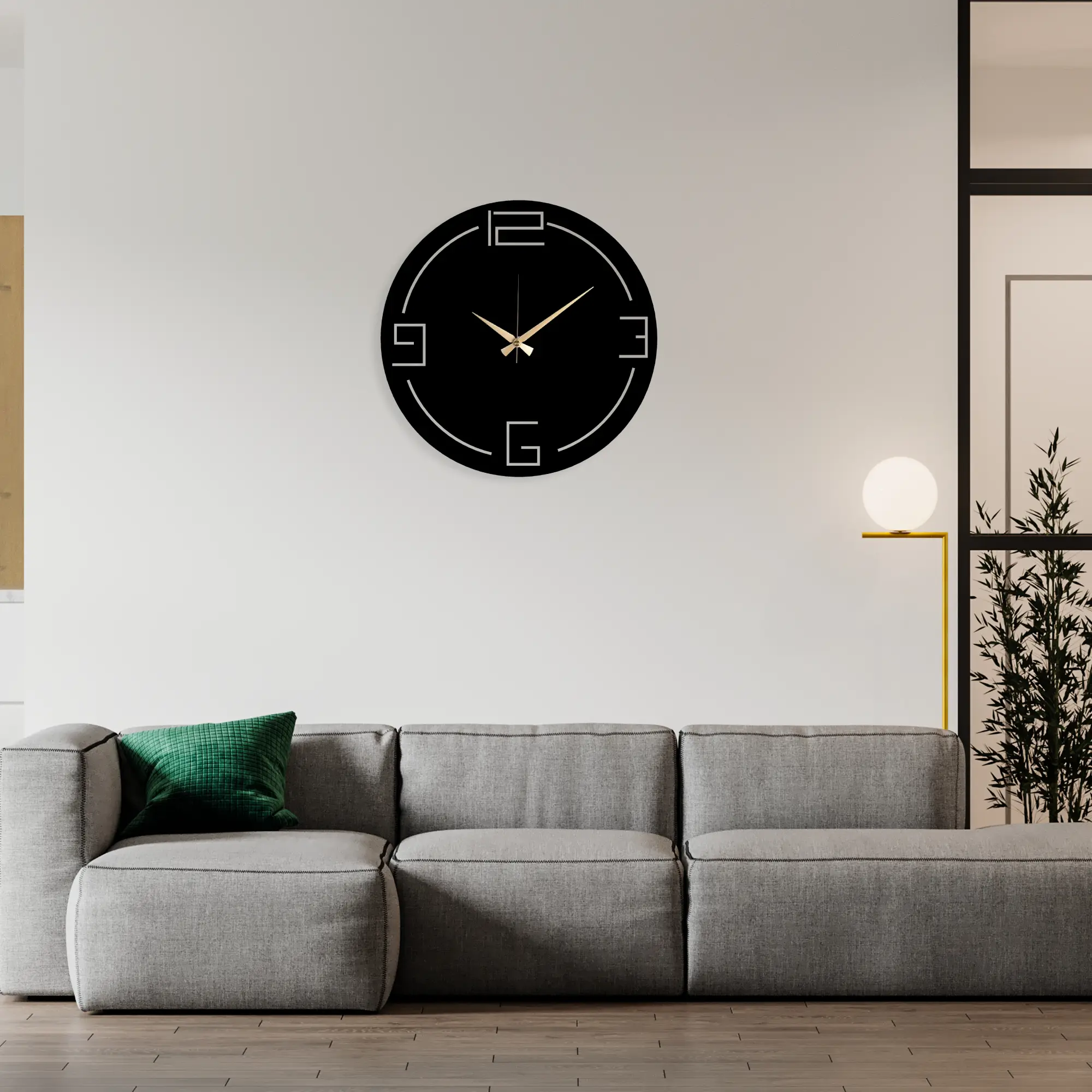 Carnap Metal Clock