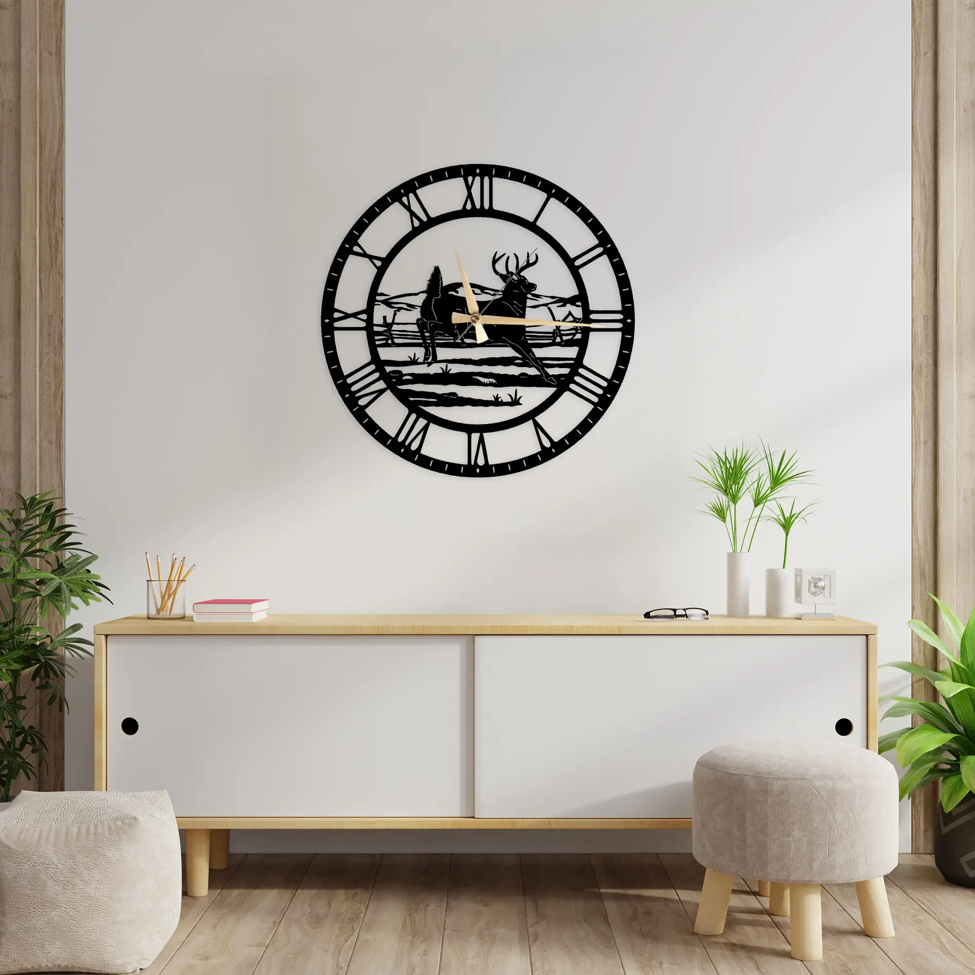 Reh Metal Clock