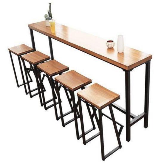 Fir Five-Person Bar Table | Home Decoration | Metal Painting | Wall Painting | Monge Design | Free Shipping | Pay at the door