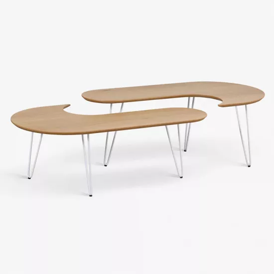 Lunar 2-Set Coffee Table BEKİN | Coffee Tables | Furniture | Shelf