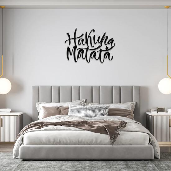 Hakuna Matata Metal Tablo | Ev Dekorasyon |  Duvar Tablosu | Monge Dizayn | Ücretsiz Kargo | Kapıda Ödeme