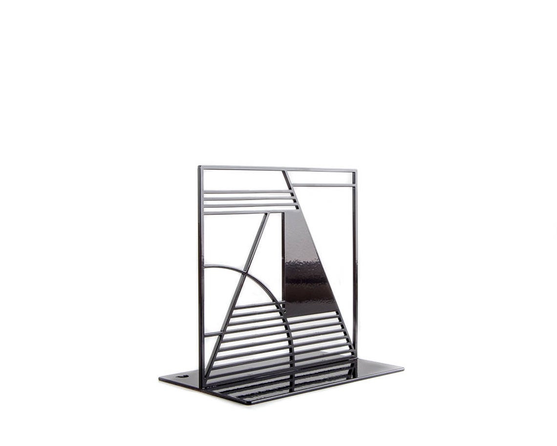 Metal Bookends  Şekiller  Geometri  dekoru