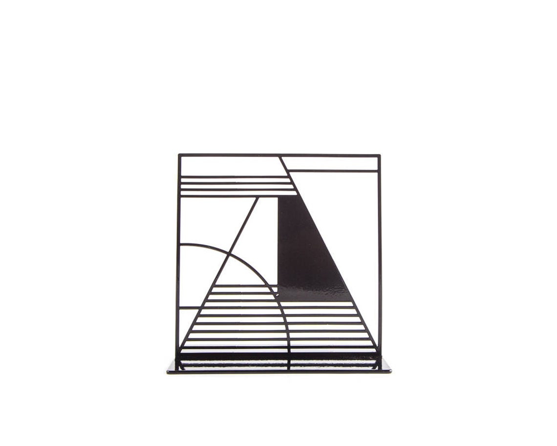 Metal Bookends  Şekiller  Geometri  dekoru