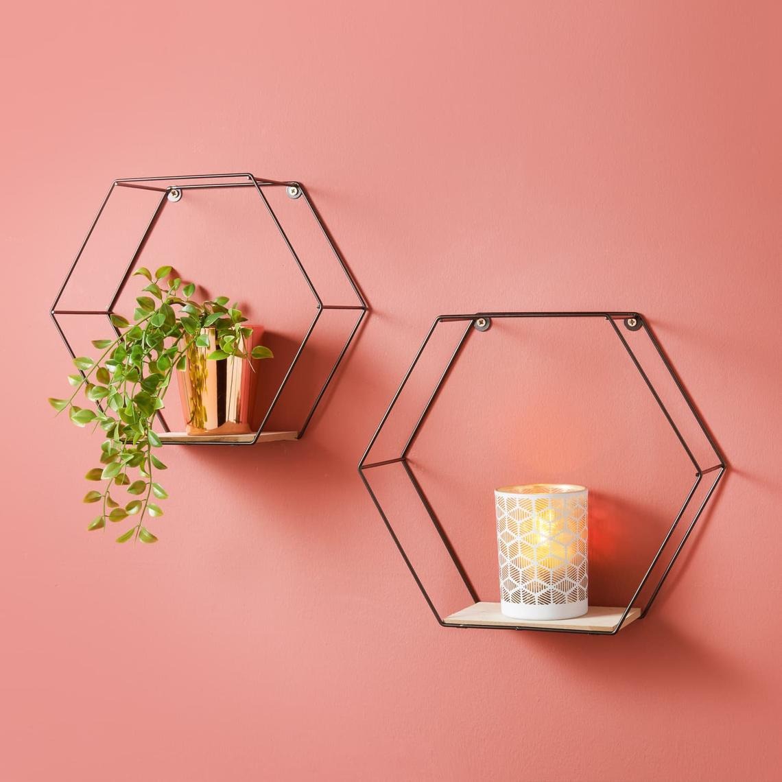 Honeycomb 2 Metal Shelf