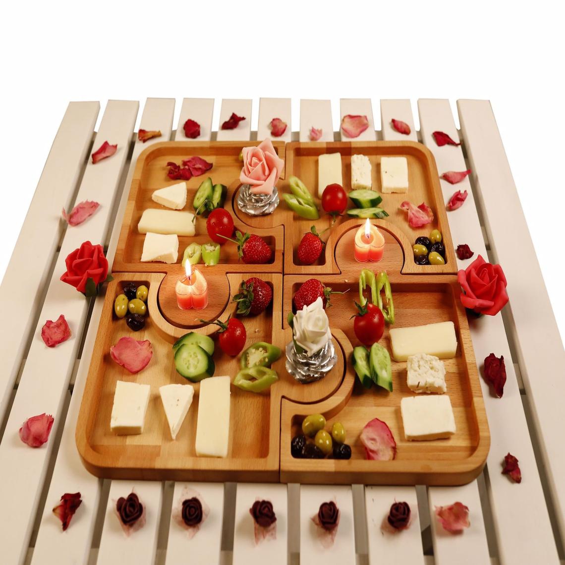 4-Piece Multi-Purpose Serving Serving Plate