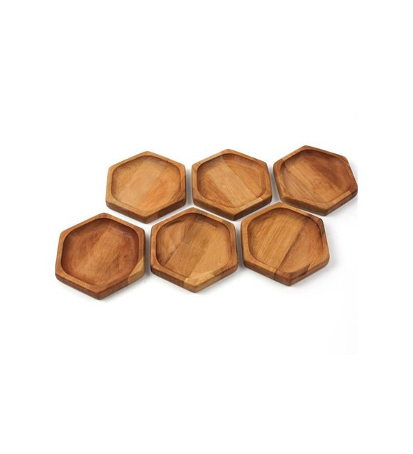 Wooden Multi-Purpose Coaster 6 pcs
