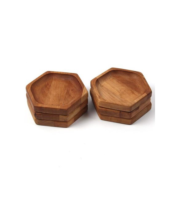 Wooden Multi-Purpose Coaster 6 pcs