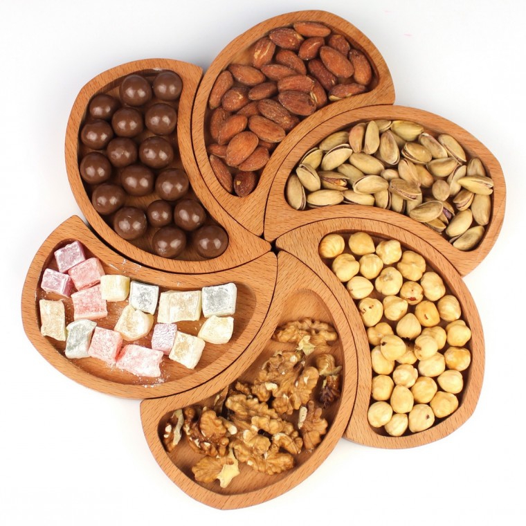 Wooden Flower Presentation 28cm Beech
