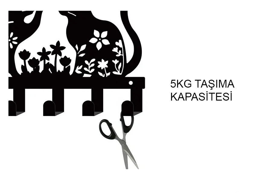 Happy Cat Metal Hanger