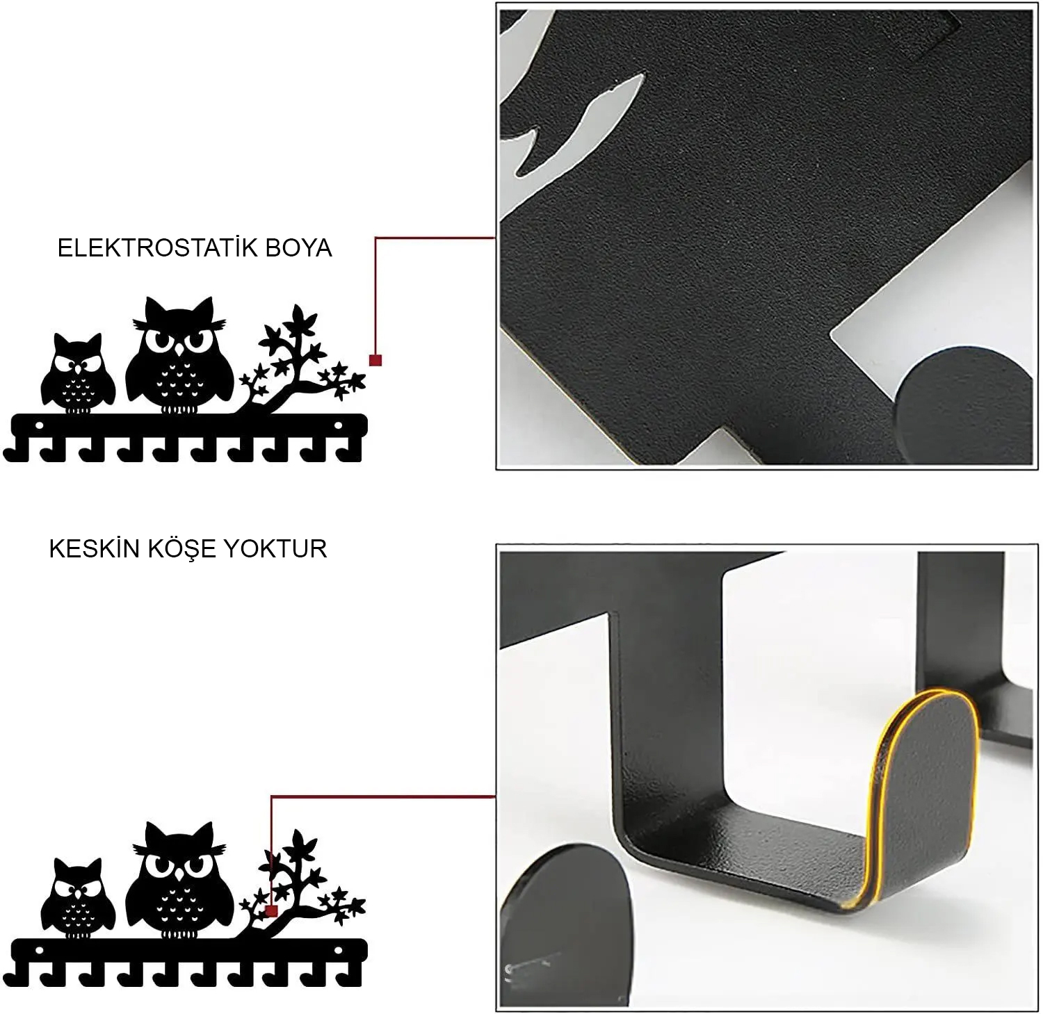 Mr. Owl Metal Hanger