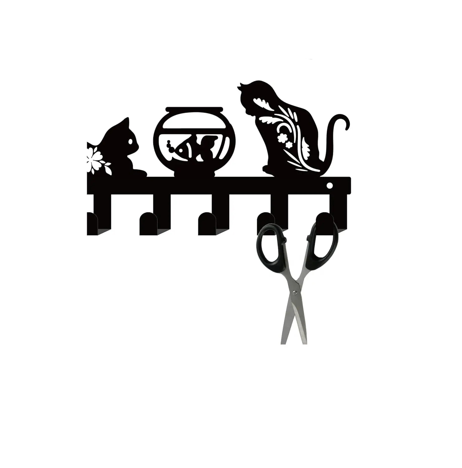 Cat Aquarium Metal Hanger