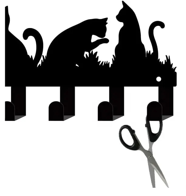 Kedi Metal Askılık 3