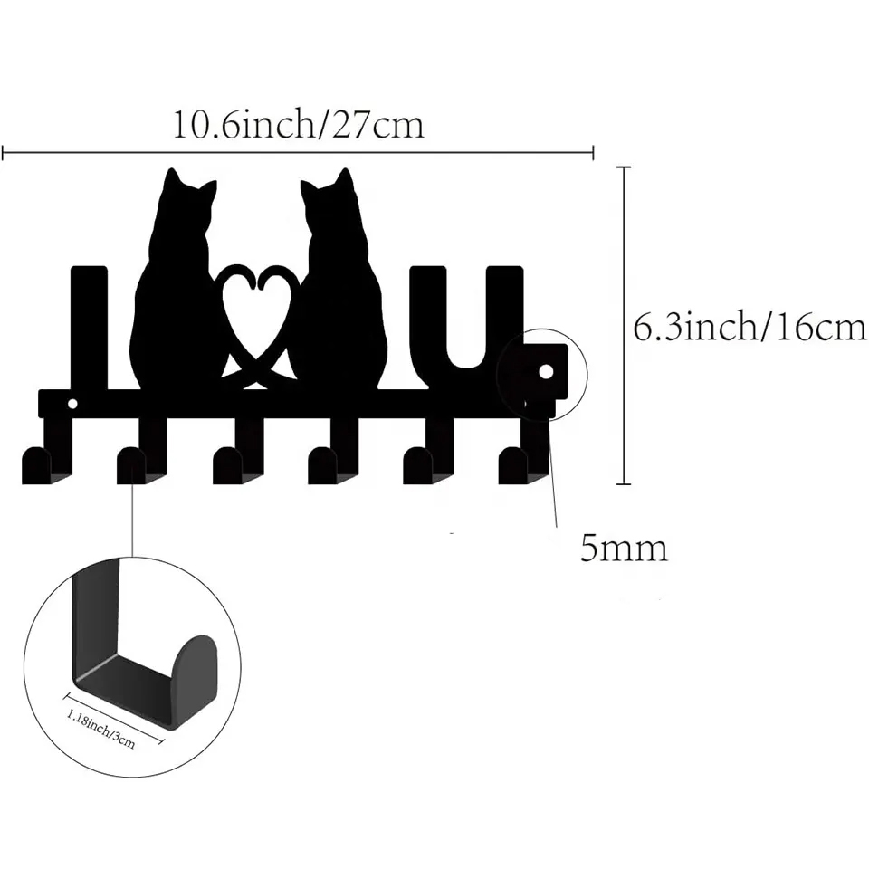 Kedi Metal Askılık 4