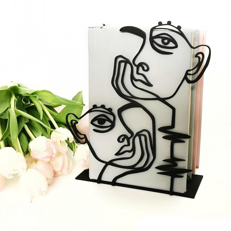 Yüz Sanatı Kitap Tutucu