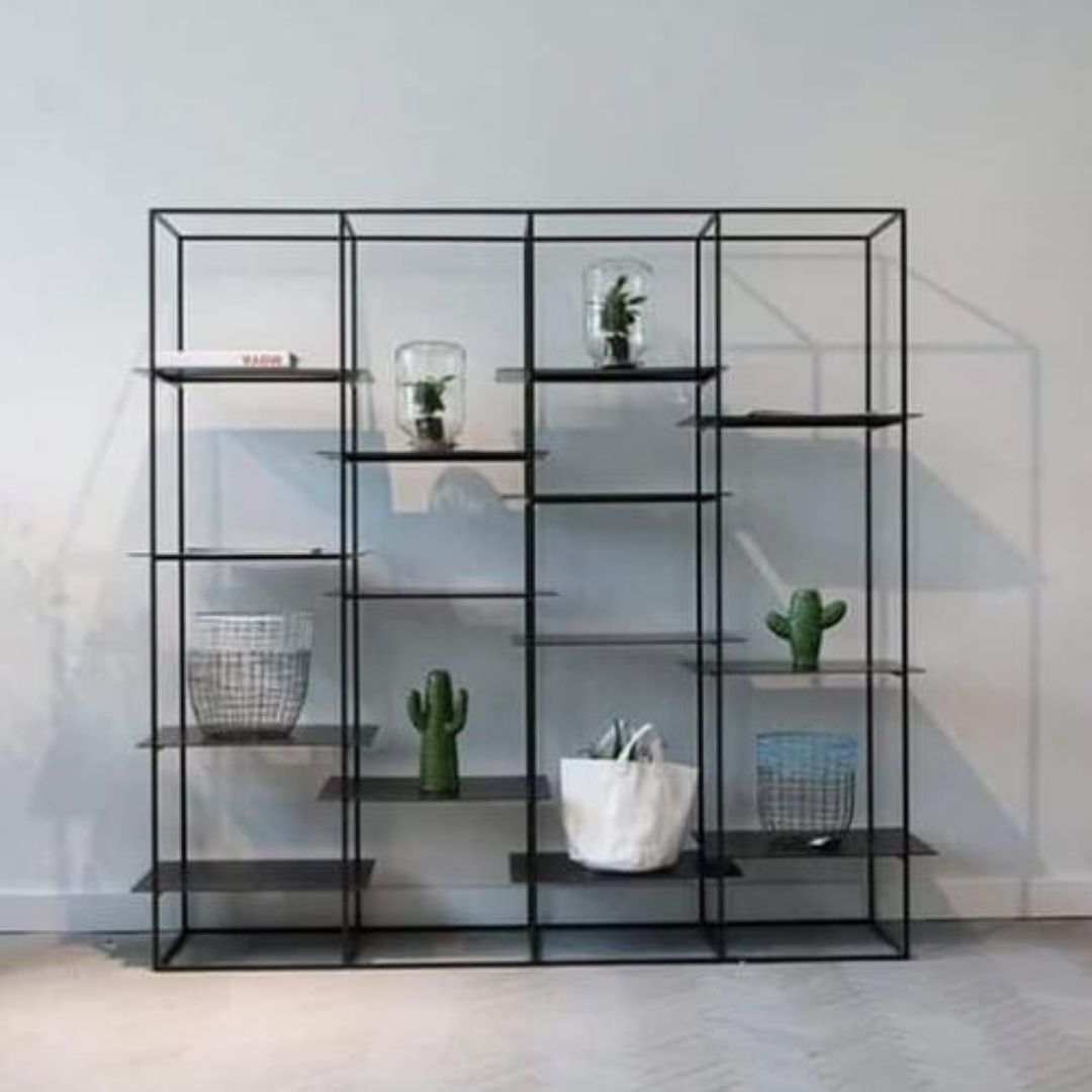 Metal Bookcase Shelf and Display