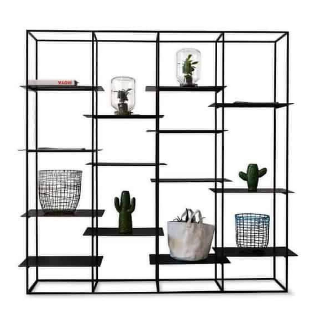 Metal Bookcase Shelf and Display