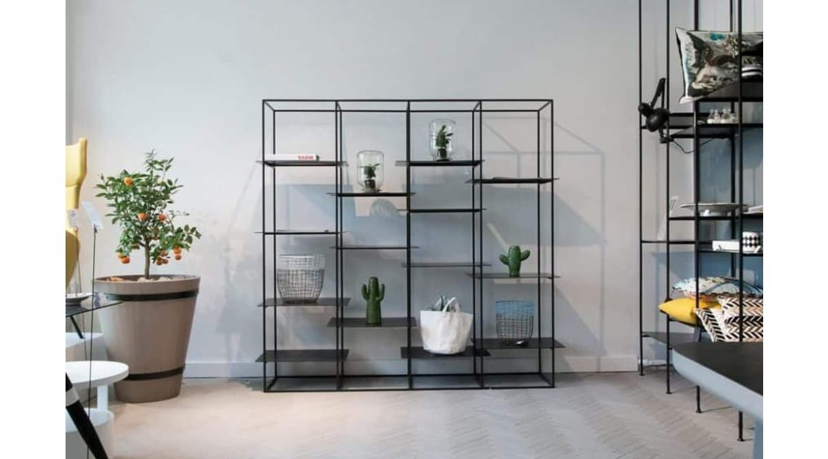 Metal Bookcase Shelf and Display