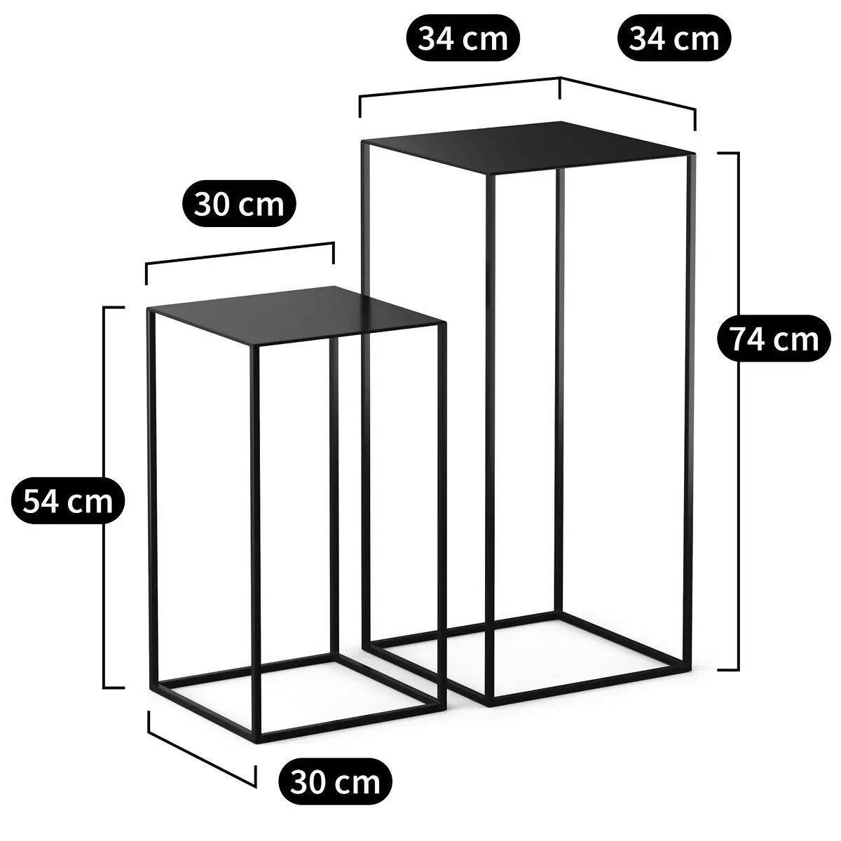 Cevza Metal Side Table