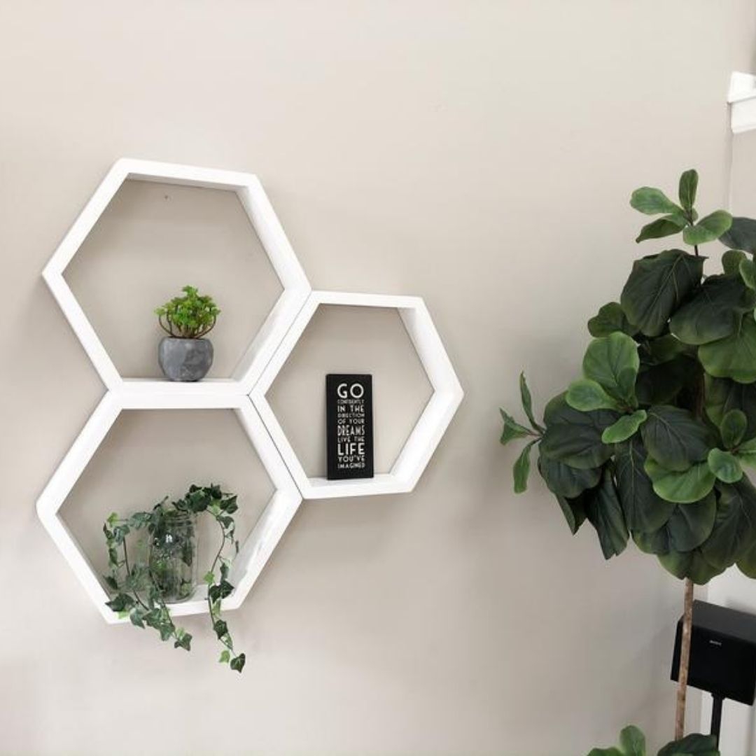 Honeycomb 3 and 6 Shelf