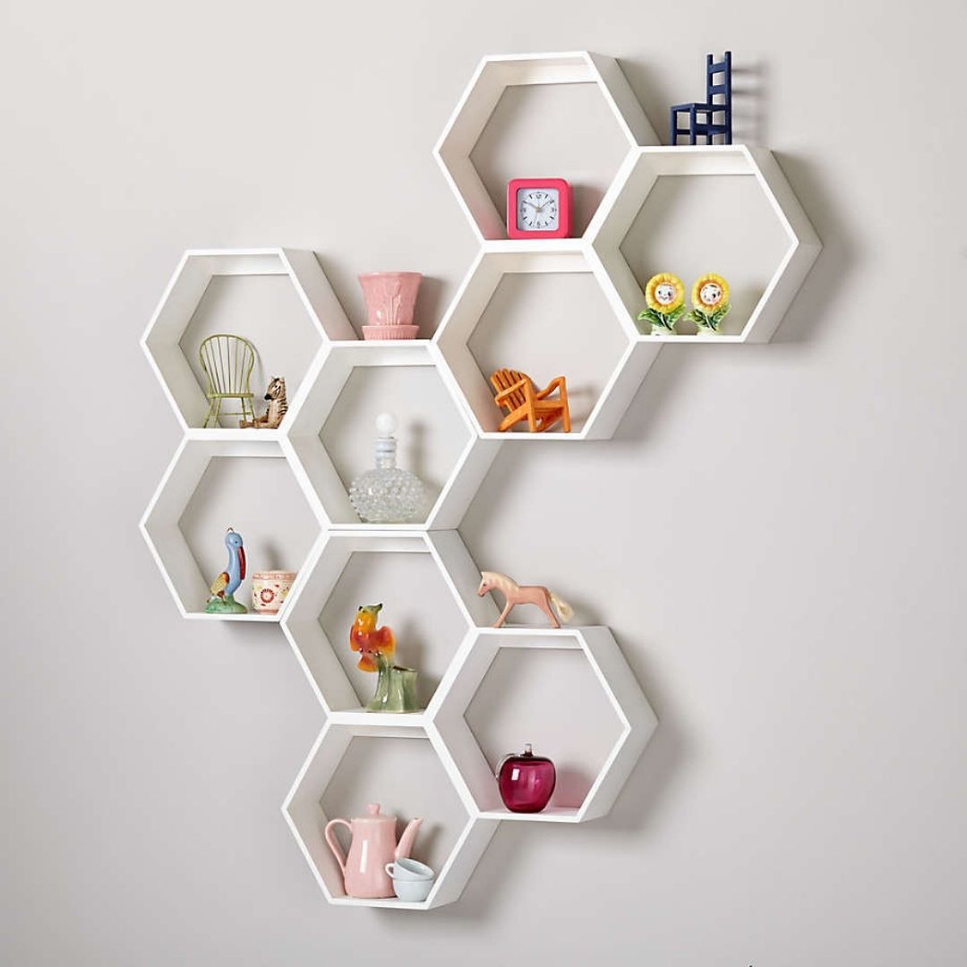 Honeycomb 3 and 6 Shelf