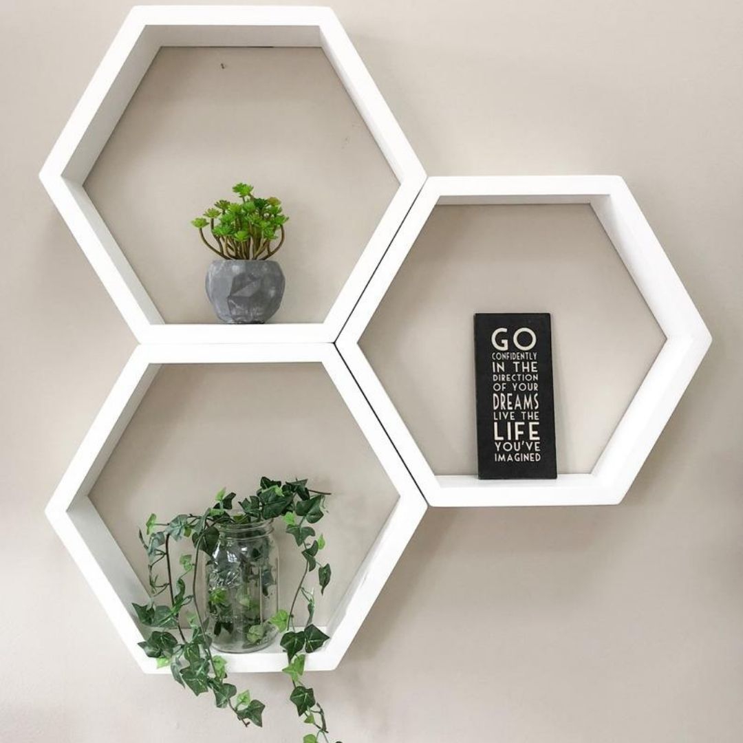 Honeycomb 3 and 6 Shelf