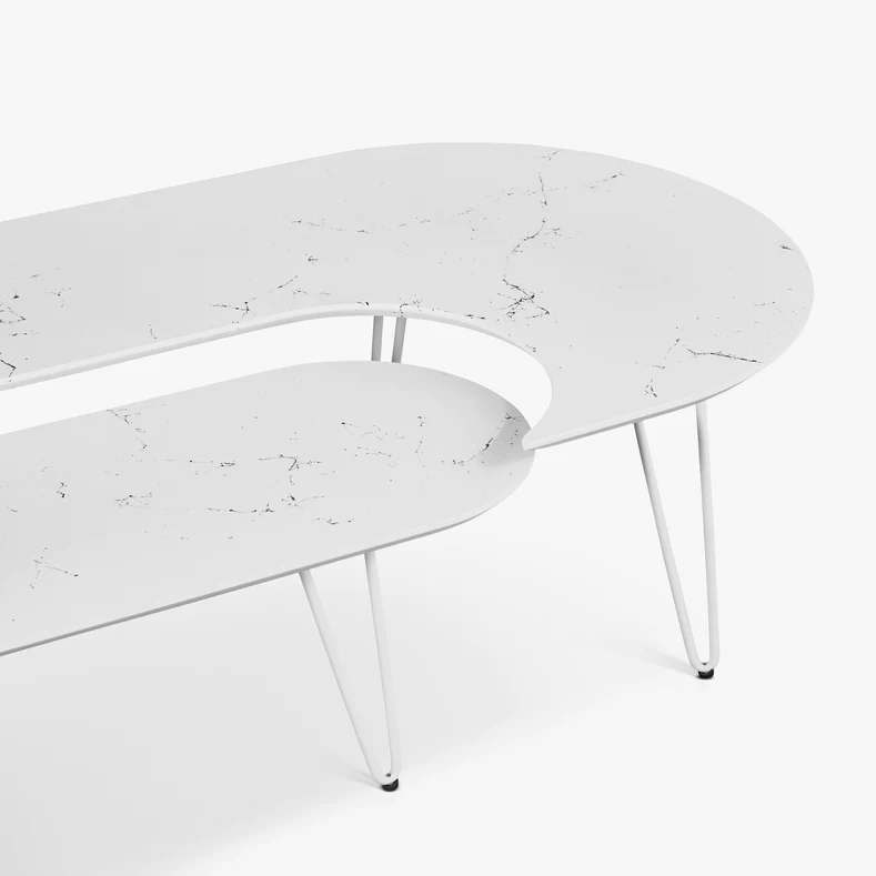 Lunar 2-Set Table WHITE