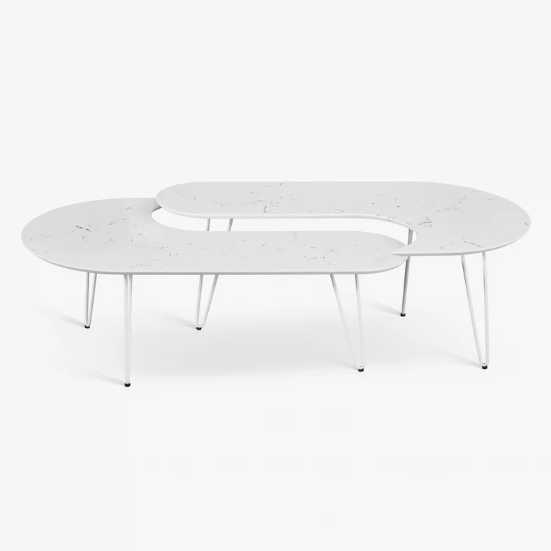 Lunar 2-Set Table WHITE