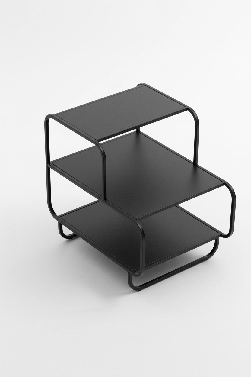 Linear Series 3-Tier Multipurpose Metal Organizer Shelf