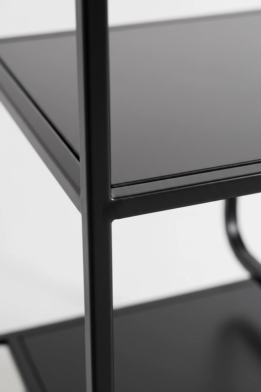 Lineer Serisi 3 Katlı Çok Amaçlı Metal Organizer Raf