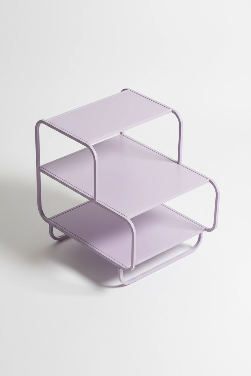 Linear Series 3-Tier Multipurpose Metal Organizer Shelf