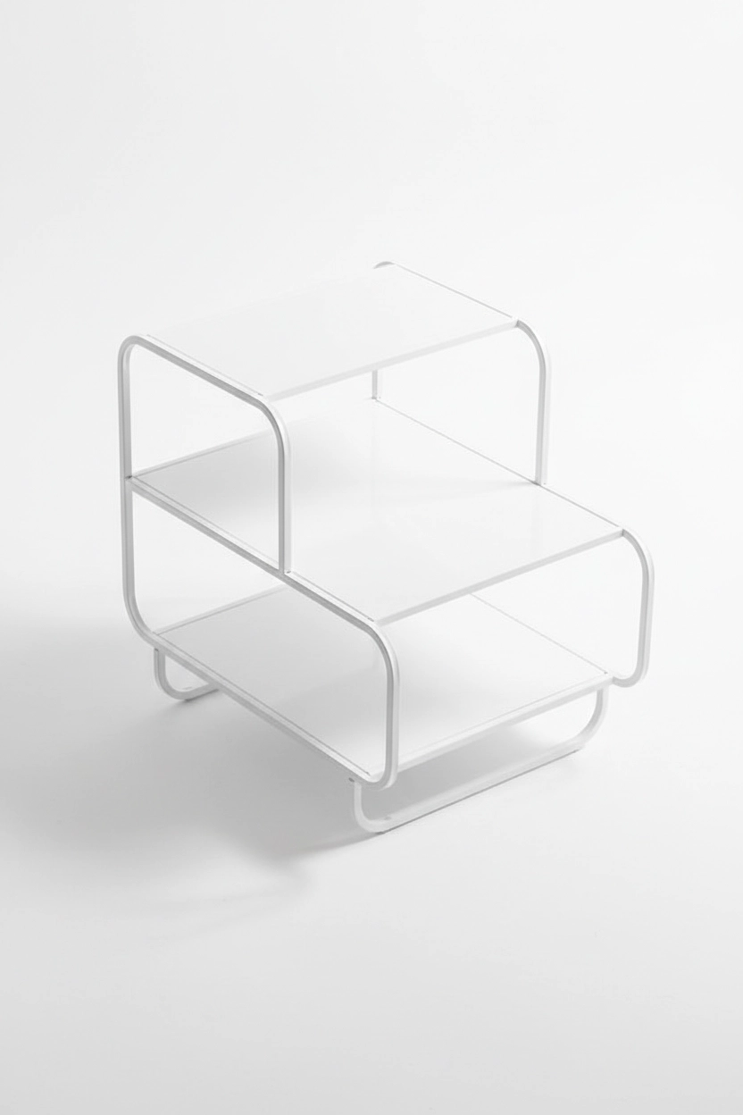 Lineer Serisi 3 Katlı Çok Amaçlı Metal Organizer Raf