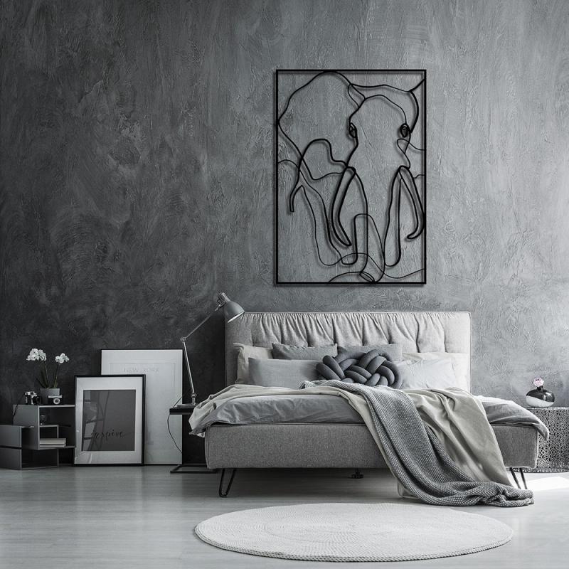 Elephant Metal Wall Art