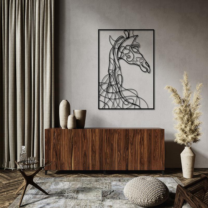 Giraffe Metal Wall Art