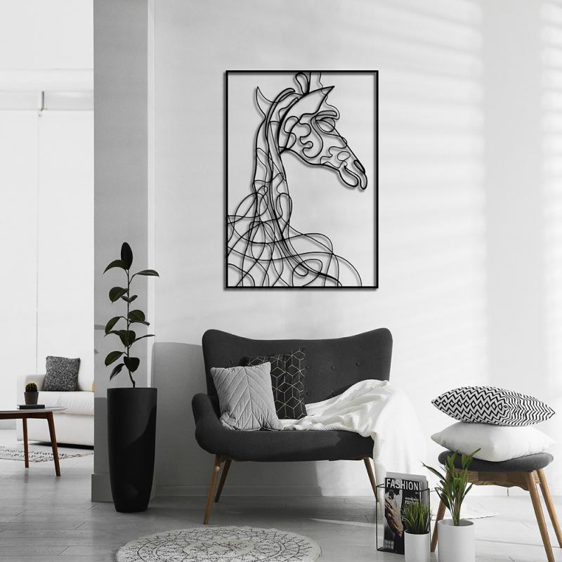 Giraffe Metal Wall Art