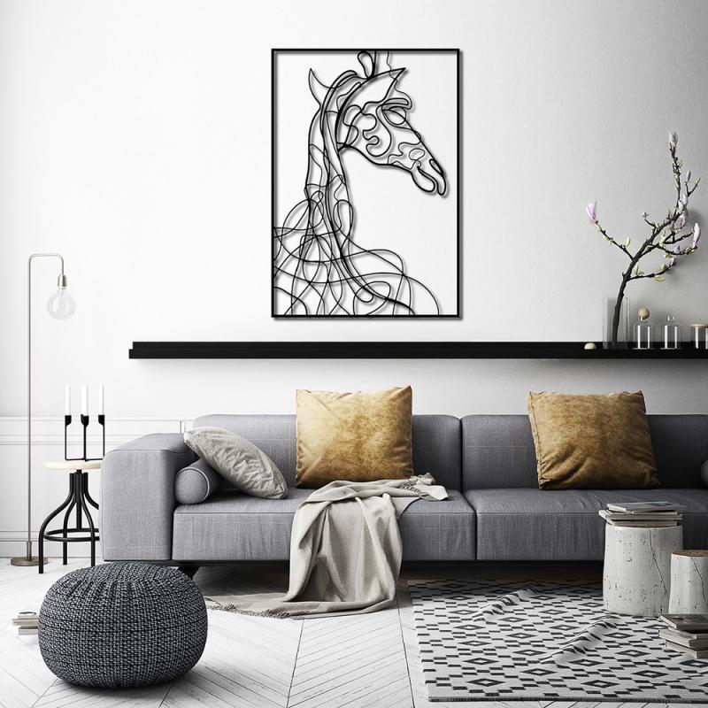 Giraffe Metal Wall Art