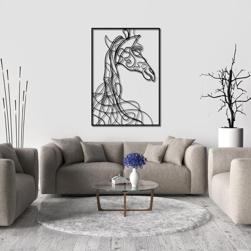 Giraffe Metal Wall Art