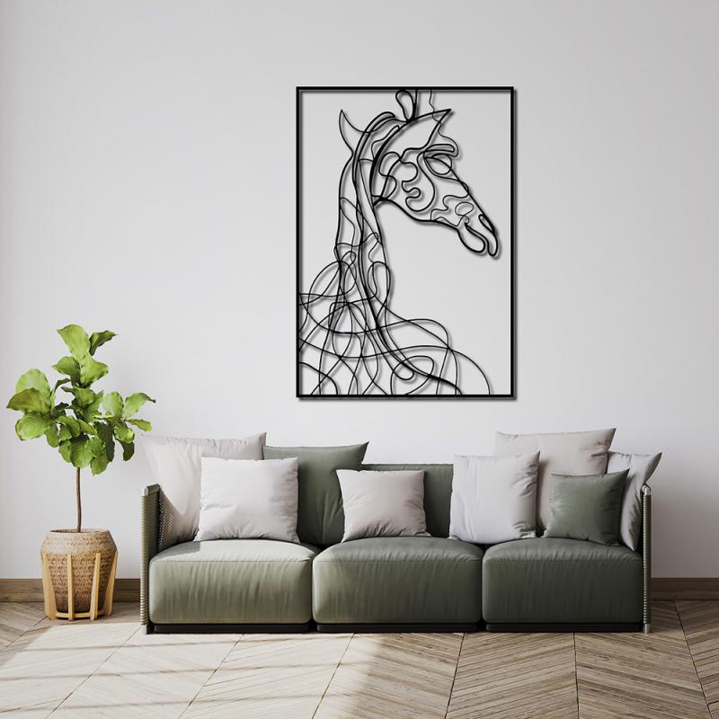 Giraffe Metal Wall Art