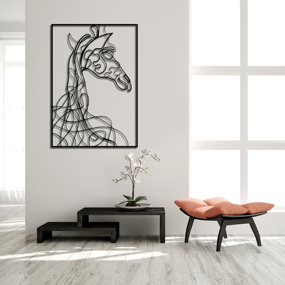 Giraffe Metal Wall Art