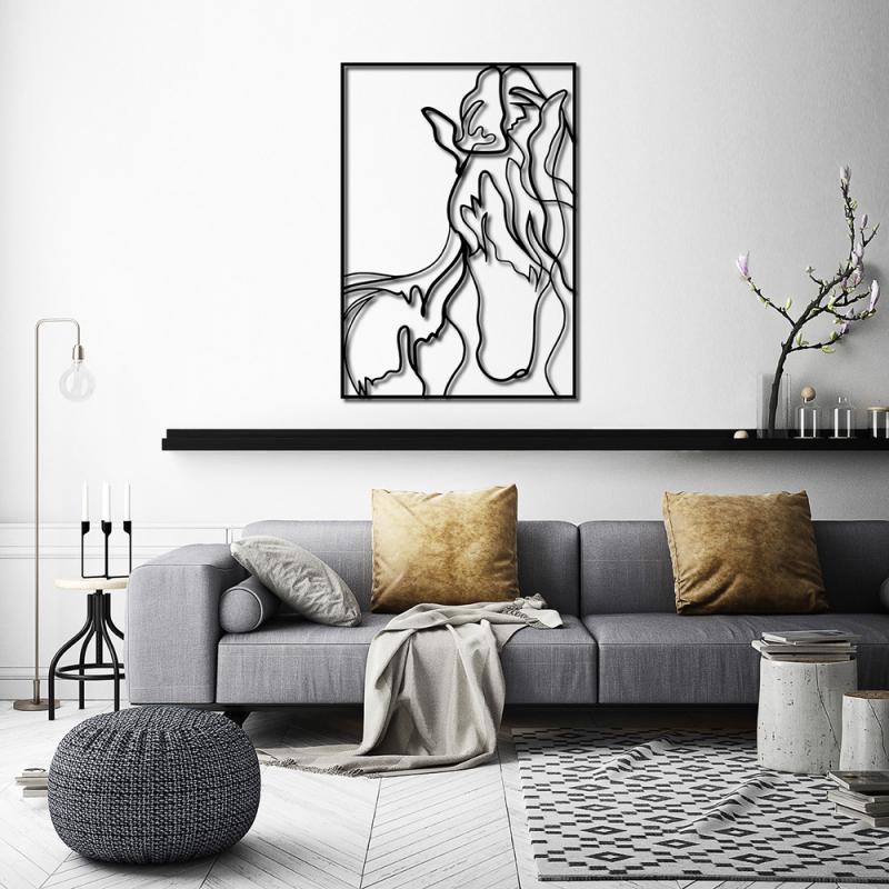 Horse Metal Tablo