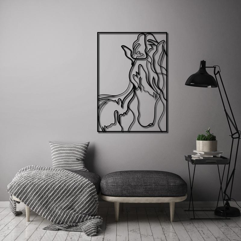 Horse Metal Tablo