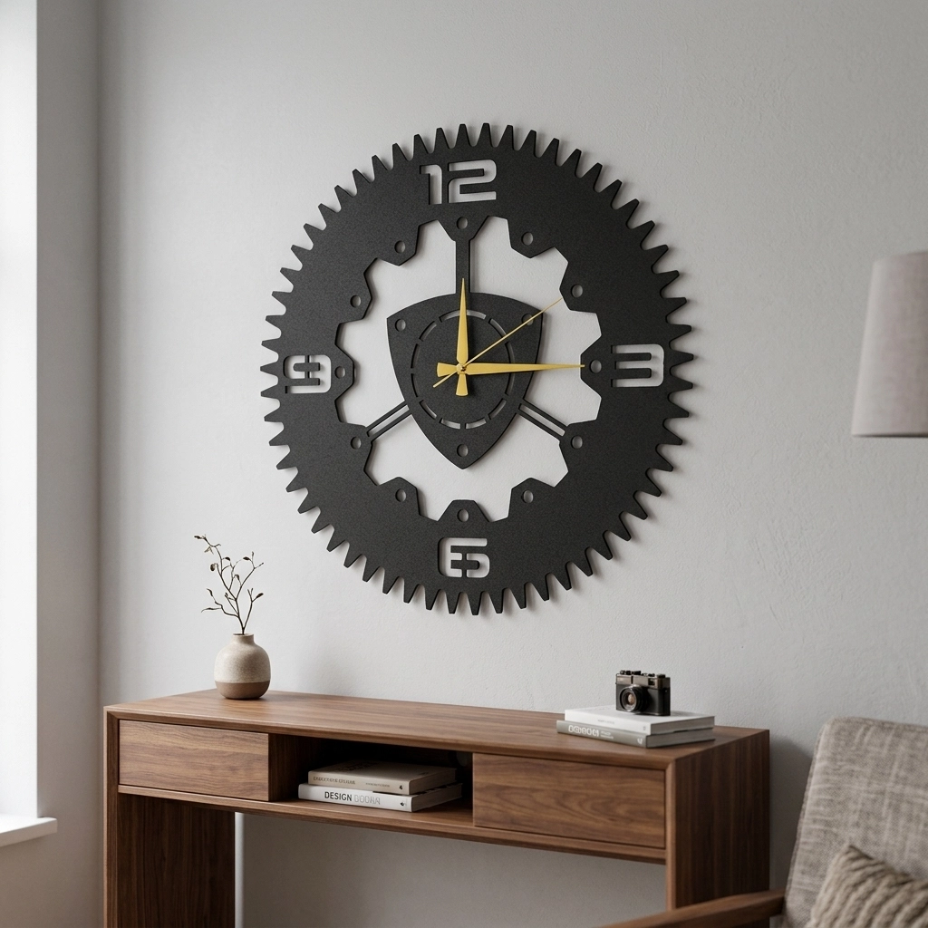 Rotary Metal Duvar Saati