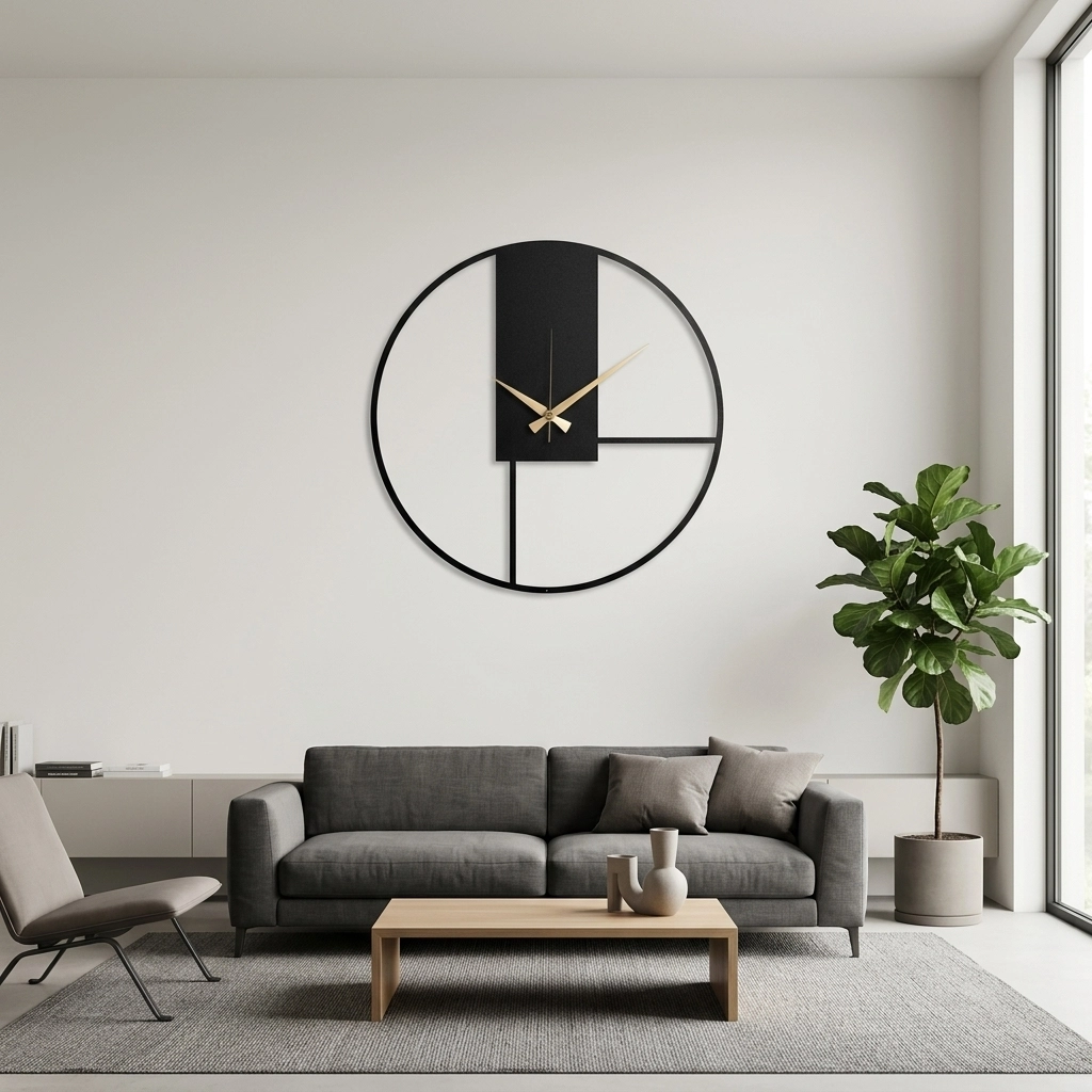 Sara Metal Clock