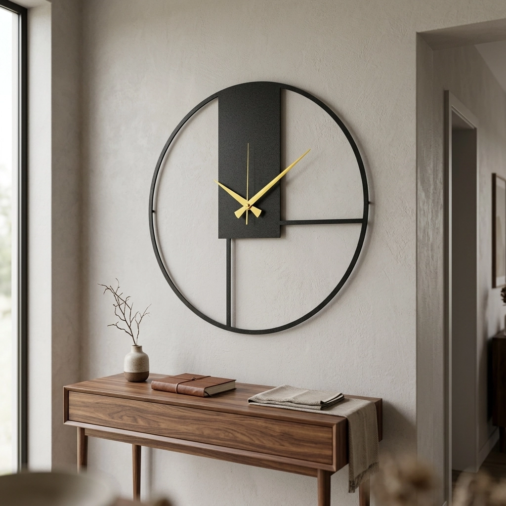 Sara Metal Clock