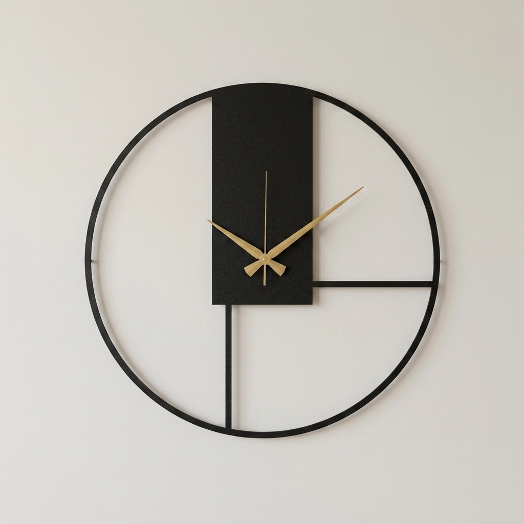 Sara Metal Clock