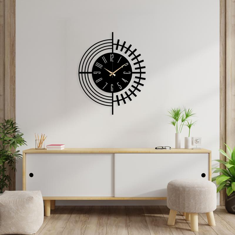 Circle Metal Clock