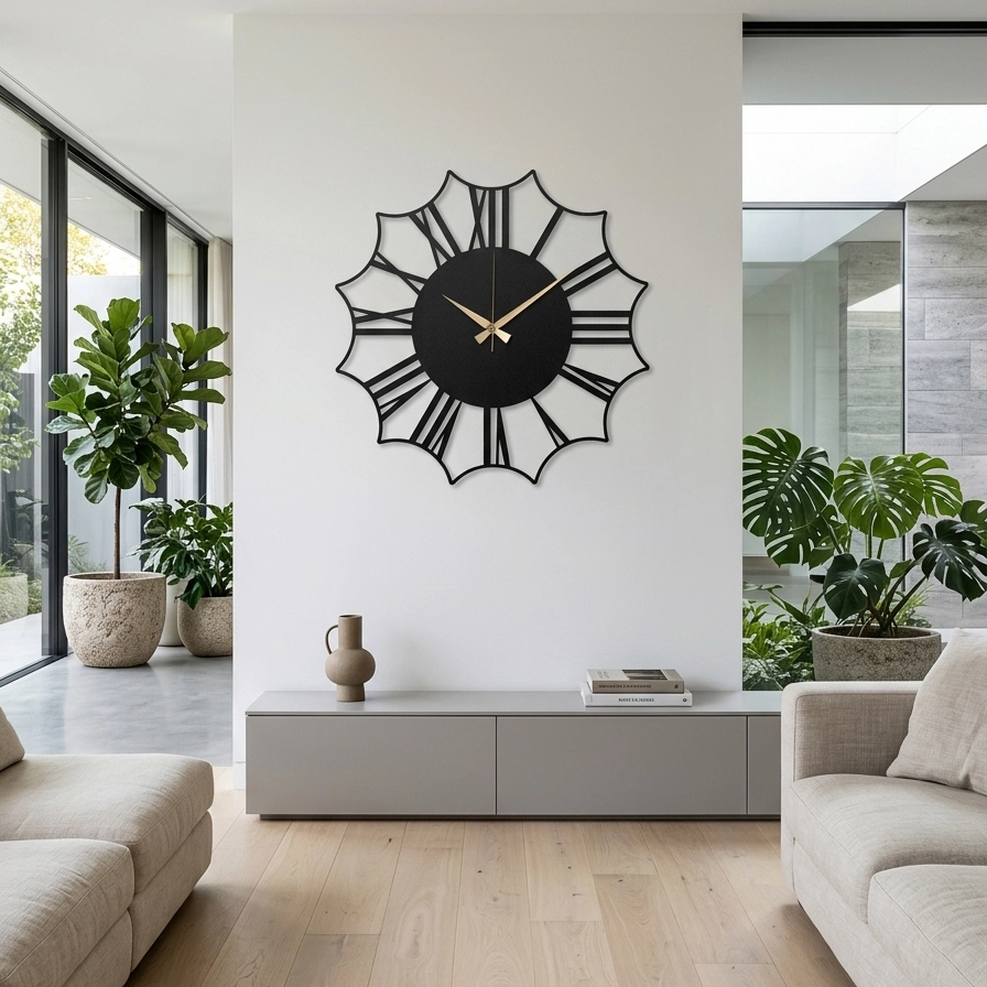 Duhem Metal Clock