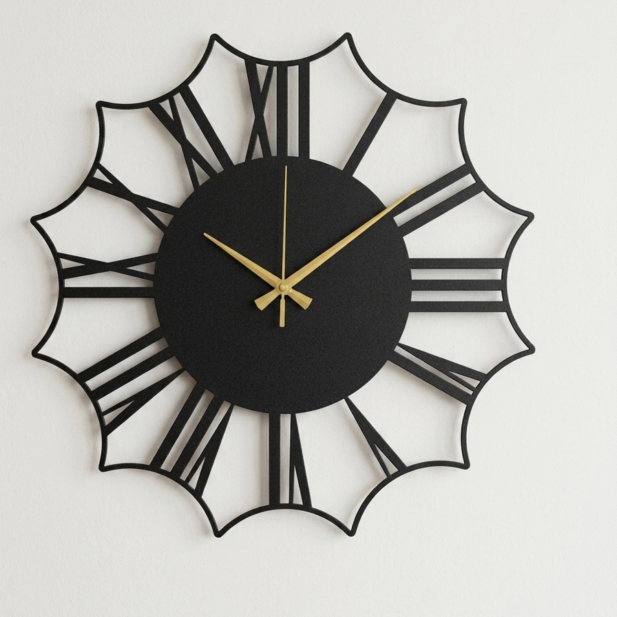 Duhem Metal Clock
