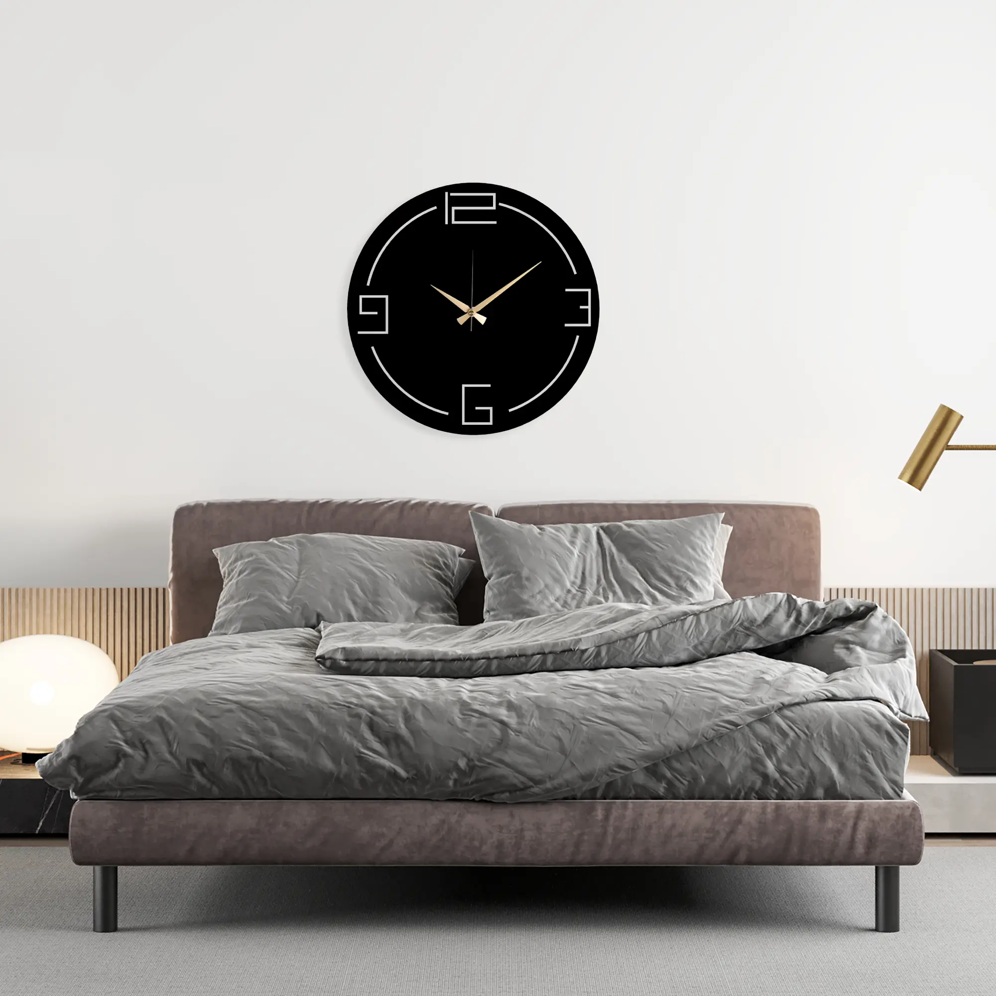 Carnap Metal Clock